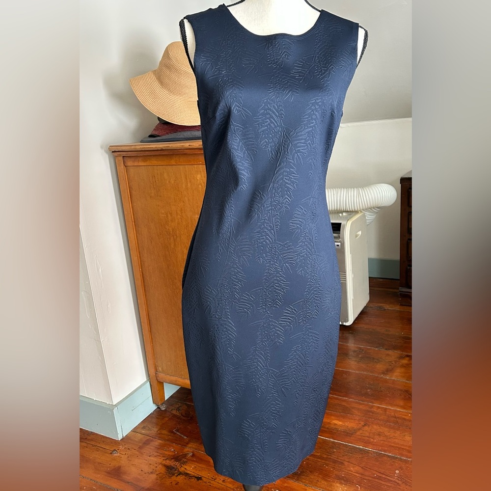 Navy Blue Sleeveless Dress